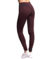Лосины с высокой талией бордо с карбоном Vibe Crazy Fit