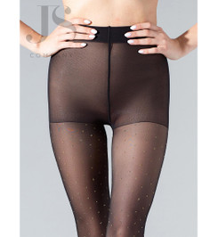 Колготки черные POIS LUREX SiSi