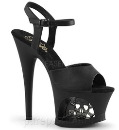 Стрипы Pleaser черные MOON709SK/BPU/M