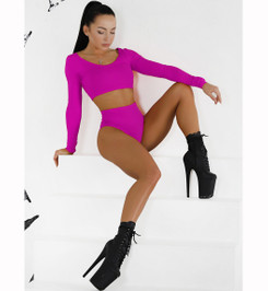 Шорты маджента Pin Up Style I-Style