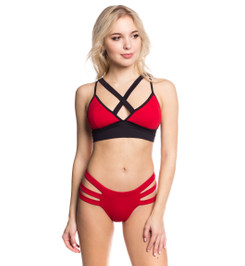 Топ черный с красным Air