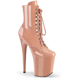 Ботильоны на платформе Pleaser розовые FLAM1020/BH/M