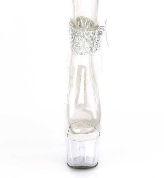 Стрипы двойки Pleaser прозрачные ADO791-2RS/C/M