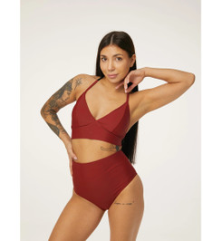 Шорты бордовые Bikini Polerina