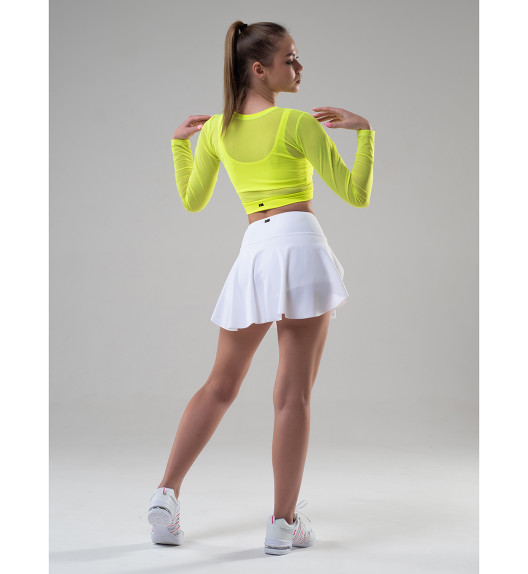 Лонгслив желтый из сетки Shadow I-Style