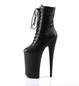 Ботильоны на платформе Pleaser черные BEY1020/BPU/M