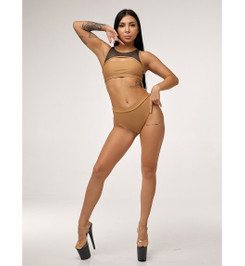 Шорты высокие телесные Tango Polerina