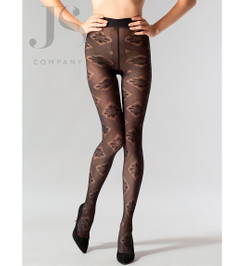 Колготки черные PASIONE 02 Gatta