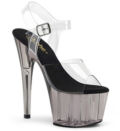 Босоножки Pleaser черные ADO708T/C/SMK