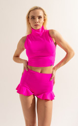 Шорты фуксия с воланами Sun Shark