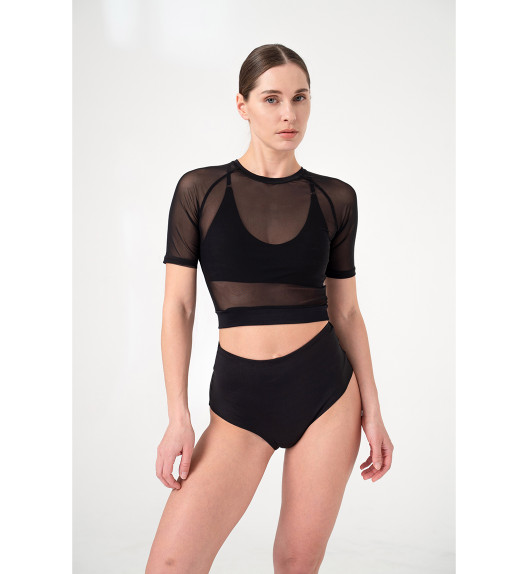 Рашгард черный из сетки Shadow I-Style