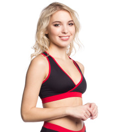 Топ черный с красным Basic Star