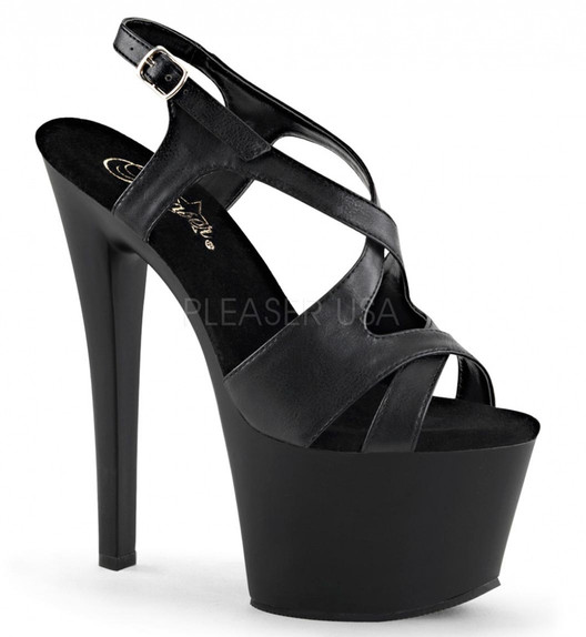 Туфли Pleaser черные SKY330/BPU/M