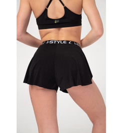 Шорты черные Double Fly Print I-Style