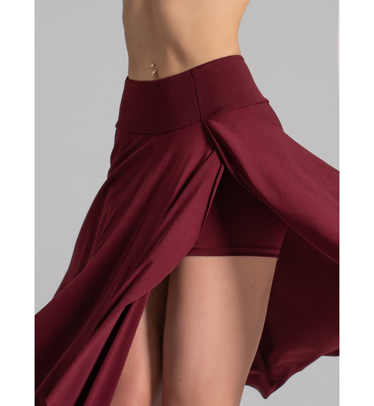 Шорты юбка бордовые Dolly Max I-Style