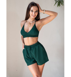 Топ зеленый Bralet I-Style