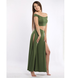 Брюки зеленые Maya I-Style