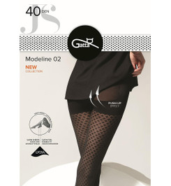 Колготки черные MODELINE 02 Gatta