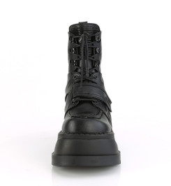 Ботинки на платформе Demonia черные STO13/BVL