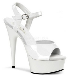 Стрипы Pleaser белые DEL609/W/M