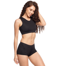 Топ черный Circle