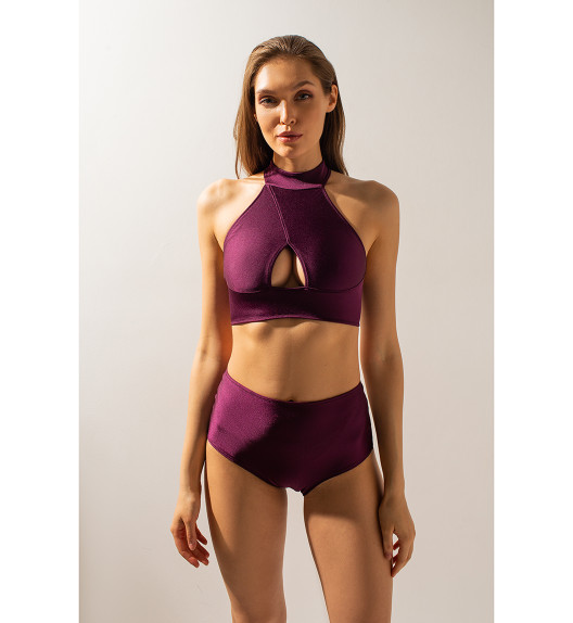 Шорты двухсторонние Plum-Black Swirl Shark