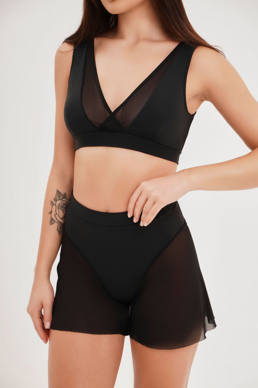 Шорты черная сетка Serinity Shark