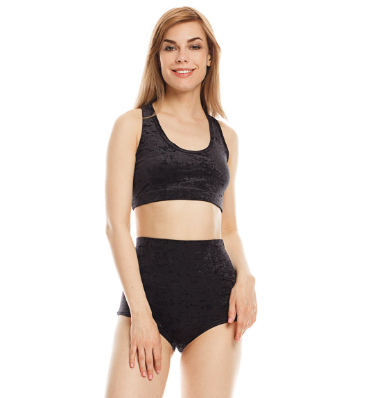 Топ черный Lola Velvet Star