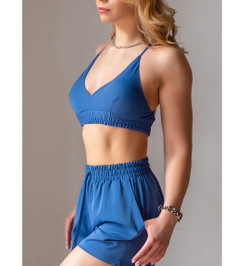 Топ голубой Bralet I-Style