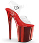 Стрипы Pleaser красные FLAM808/C/RCH