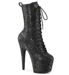 Ботильоны на платформе Pleaser черные ADO1040LPH/BLPHG/M