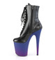 Ботильоны на платформе Pleaser индиго FLAM1020BP/BPU/BL-PP