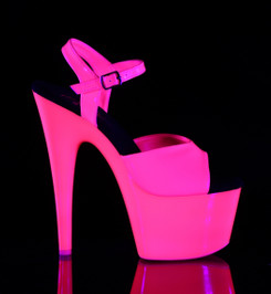 Босоножки на платформе Pleaser розовые ADO709UV/NHP/M