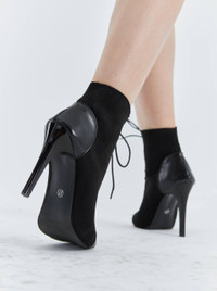 Туфли хилсы Shoes Stories черные HLS002/BLK