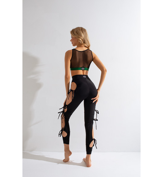 Леггинсы черные Latina Shark