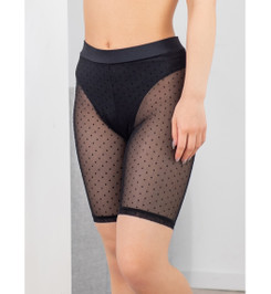 Велосипедки черные Polka Dot I-Style