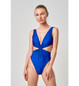 Боди синее Twist Shark