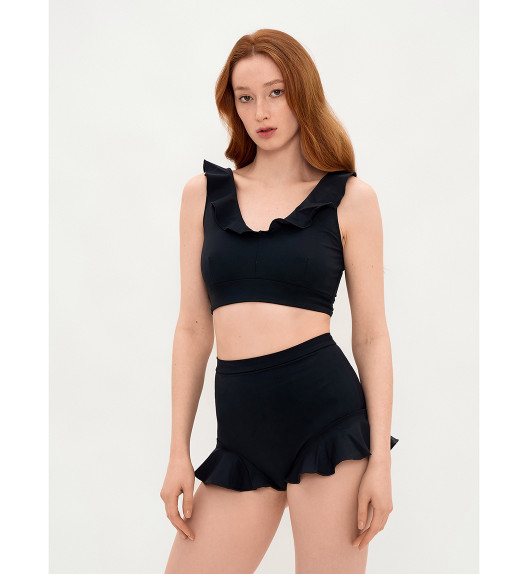 Топ черный Sun Shark