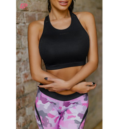 Топ черный двухслойный Force Profit