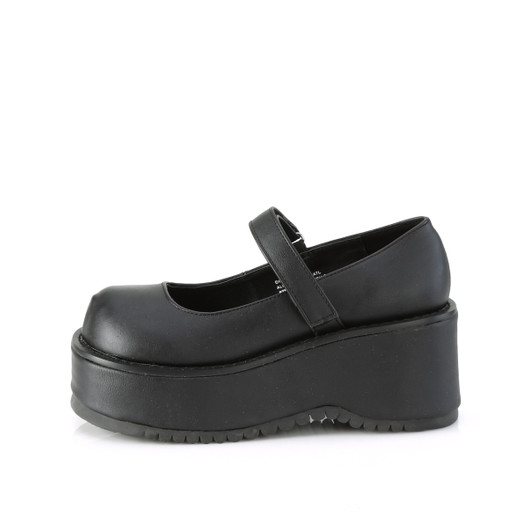 Туфли на платформе черные Demonia DOLL01/BVL