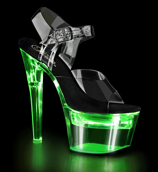 Туфли Pleaser с подсветкой FDANCE708/C-B/C