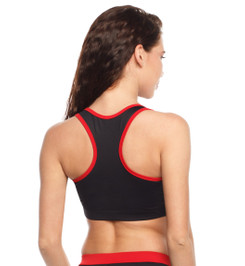 Топ черный с красным Champion