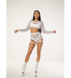 Рашгард белый Bolero Polerina