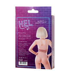 Портупея красная из стреп-лент Essie H.E.L.