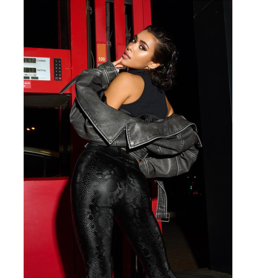 Лосины Leather "Black Mamba" Bona Fide