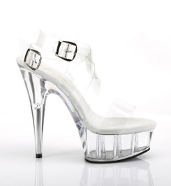 Туфли Pleaser прозрачные DEL635/C/M