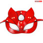 Маска красная с ушками