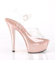 Туфли на платформе Pleaser розовые KISS208/C/ROGLDCH