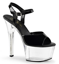 Босоножки Pleaser черные ASP609/B/C