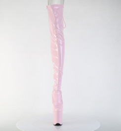 Ботфорты на платформе Pleaser розовые FLAM3850/BP/M